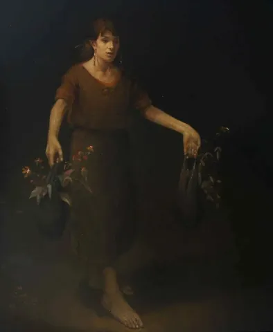 SERTAP YEĞİN — “isimsiz”, 2012 "isimsiz" eseri SERTAP YEĞİN tarafından 2012 yılında 140x120 cm ölçülerinde Tuval üzeri yağlı boya tekniği ile yapılmıştır.