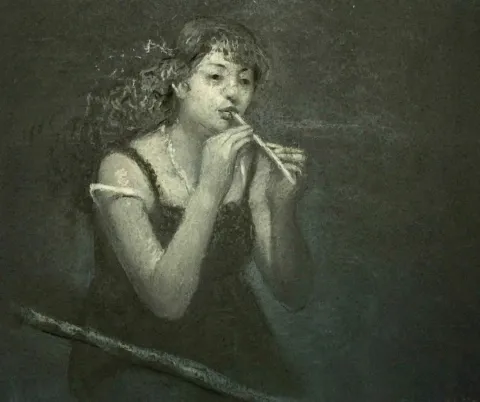 SERTAP YEĞİN — “isimsiz”, 2012 "isimsiz" eseri SERTAP YEĞİN tarafından 2012 yılında 40x44 cm ölçülerinde Pastel tekniği ile yapılmıştır.