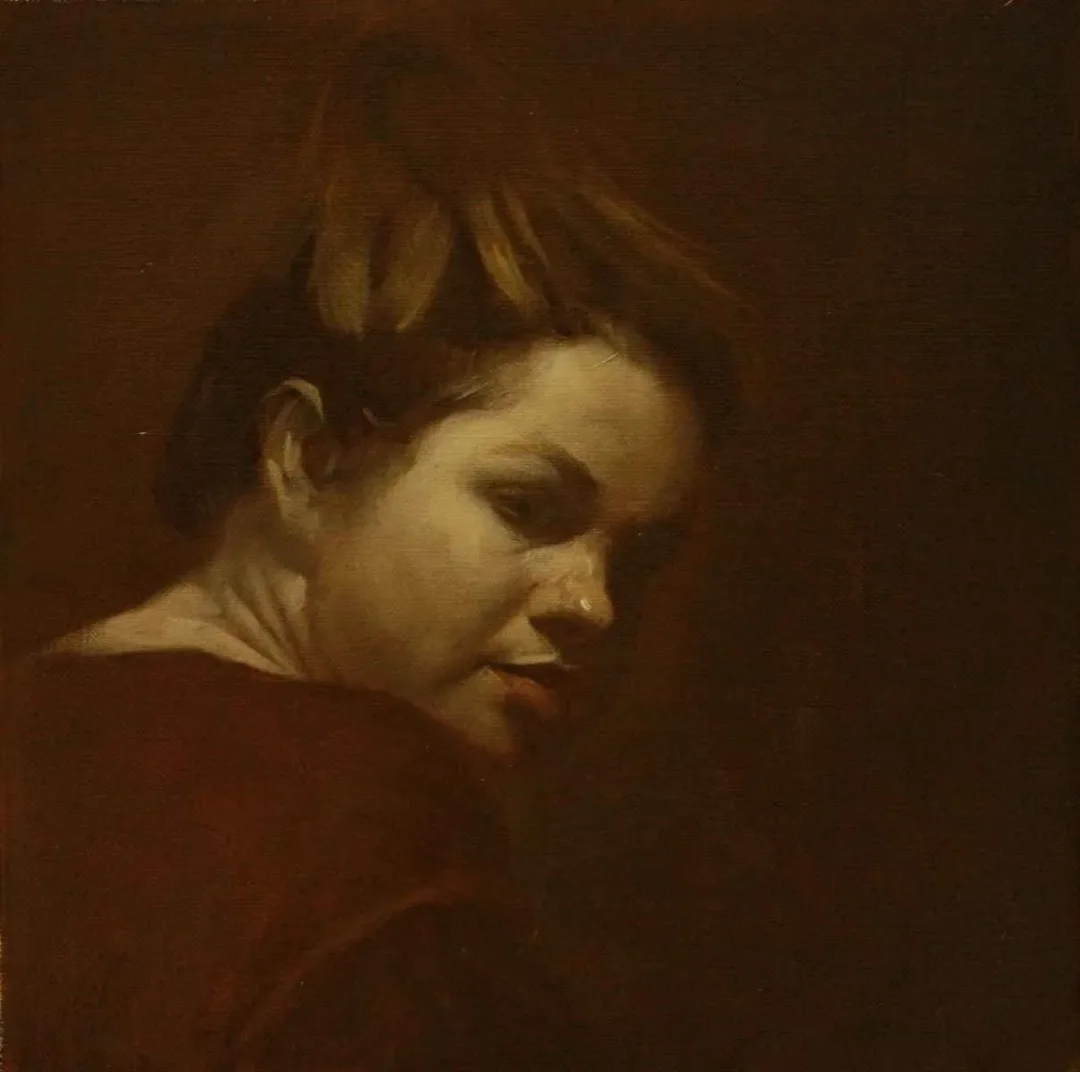 "Portre" eseri SERTAP YEĞİN tarafından 2013 yılında 30x30 cm ölçülerinde Tuval üzeri yağlı boya tekniği ile yapılmıştır.