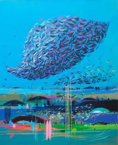 TAMER BİLGİÇ — “isimsiz”, 2013 "isimsiz" eseri TAMER BİLGİÇ tarafından 2013 yılında 100x80 cm ölçülerinde Tuval üzeri akrilik boya tekniği ile yapılmıştır.