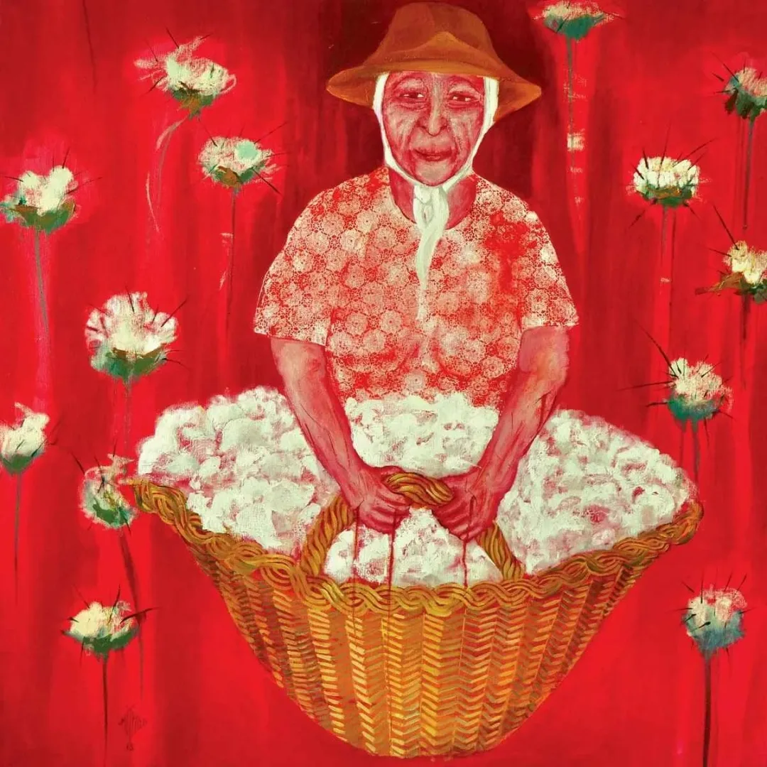 yakınlaştır "Emekten Yana" eseri ÜMİT YİĞİT tarafından 2013 yılında 100x100 cm ölçülerinde Tuval üzeri yağlı boya tekniği ile yapılmıştır.