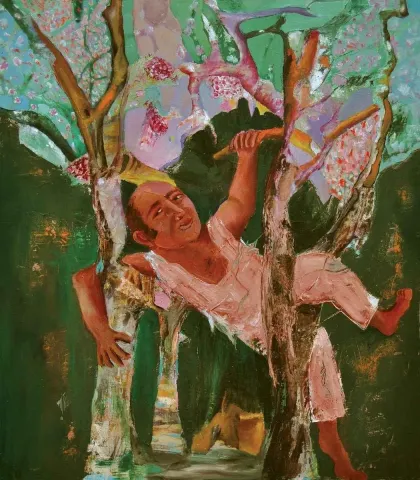 ÜMİT YİĞİT — “Bahara Tutunmak”, 2013 "Bahara Tutunmak" eseri ÜMİT YİĞİT tarafından 2013 yılında 70x80 cm ölçülerinde Tuval üzeri yağlı boya tekniği ile yapılmıştır.