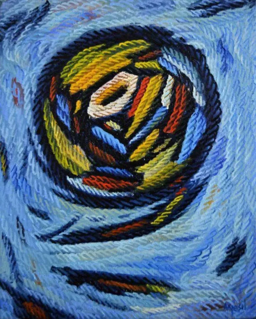 "Yaşam Üzerine Notlar" eseri AHMET YEŞİL tarafından 2013 yılında 41x33 cm ölçülerinde Tuval üzeri yağlı boya tekniği ile yapılmıştır.