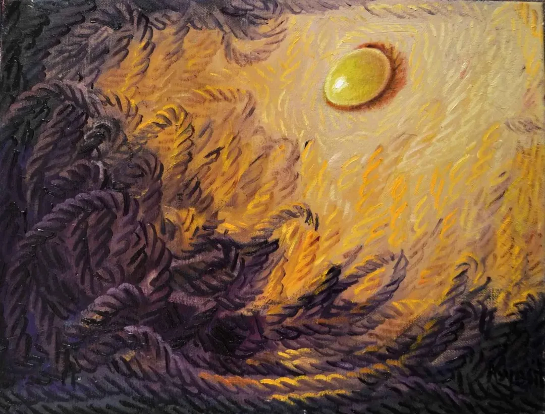 yakınlaştır "Yaşama Dokunuş" eseri AHMET YEŞİL tarafından 2011 yılında 27x35 cm ölçülerinde Tuval üzeri yağlı boya tekniği ile yapılmıştır.