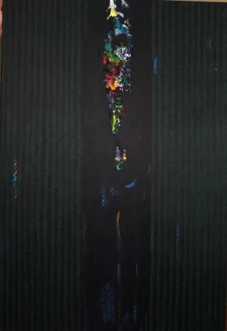 "Dokun(ma)lar" eseri AHMET YEŞİL tarafından 2013 yılında 120x80 cm ölçülerinde Tuval üzeri yağlı boya tekniği ile yapılmıştır.
