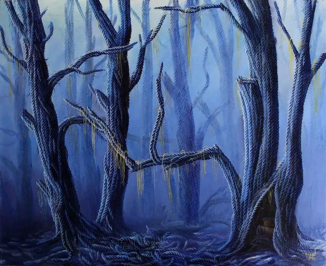 yakınlaştır "Yaşama Dair Ne Varsa" eseri AHMET YEŞİL tarafından 1994 yılında 90x110 cm ölçülerinde Tuval üzeri yağlı boya tekniği ile yapılmıştır.
