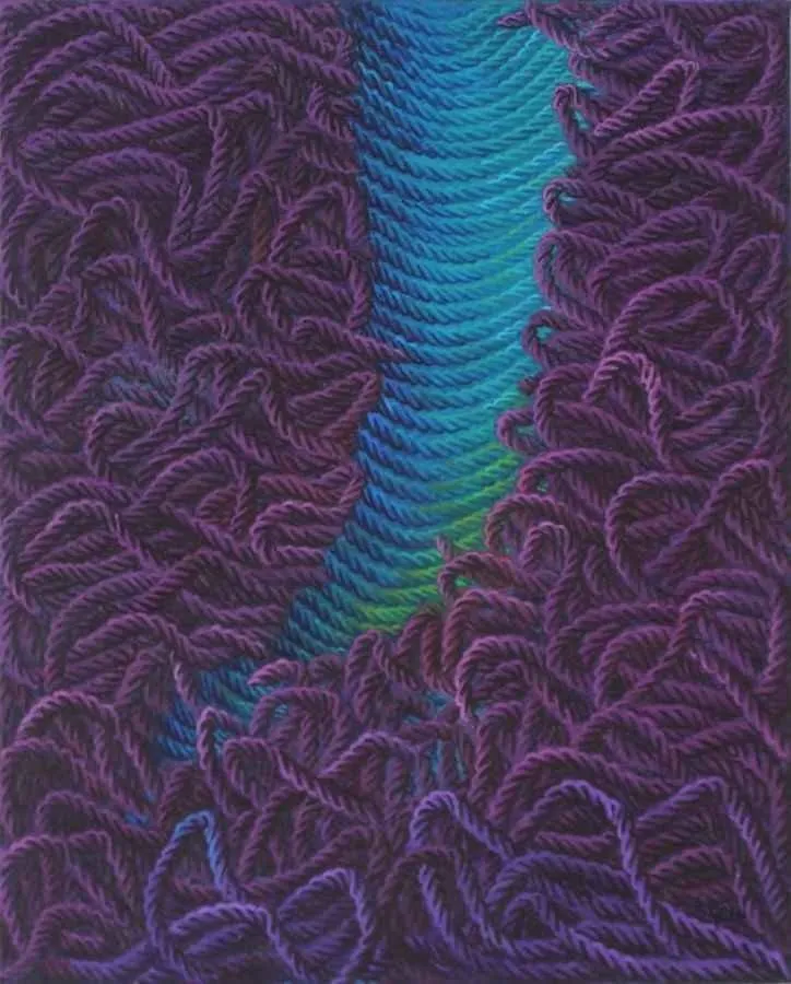 yakınlaştır "Mavi Üzerine Notlar" eseri AHMET YEŞİL tarafından 2010 yılında 81x65 cm ölçülerinde Tuval üzeri yağlı boya tekniği ile yapılmıştır.