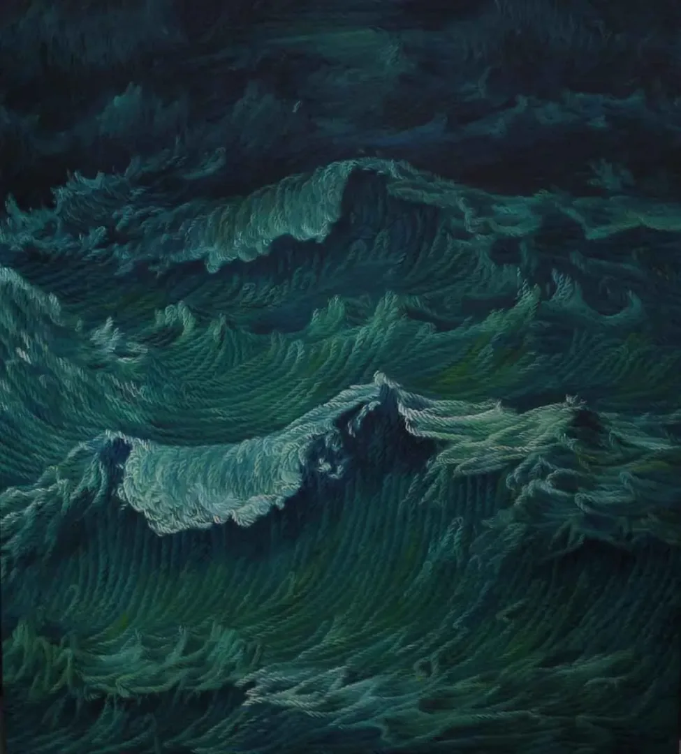 yakınlaştır "İçsel Dokunmalar" eseri AHMET YEŞİL tarafından 2009 yılında 125x110 cm ölçülerinde Tuval üzeri yağlı boya tekniği ile yapılmıştır.