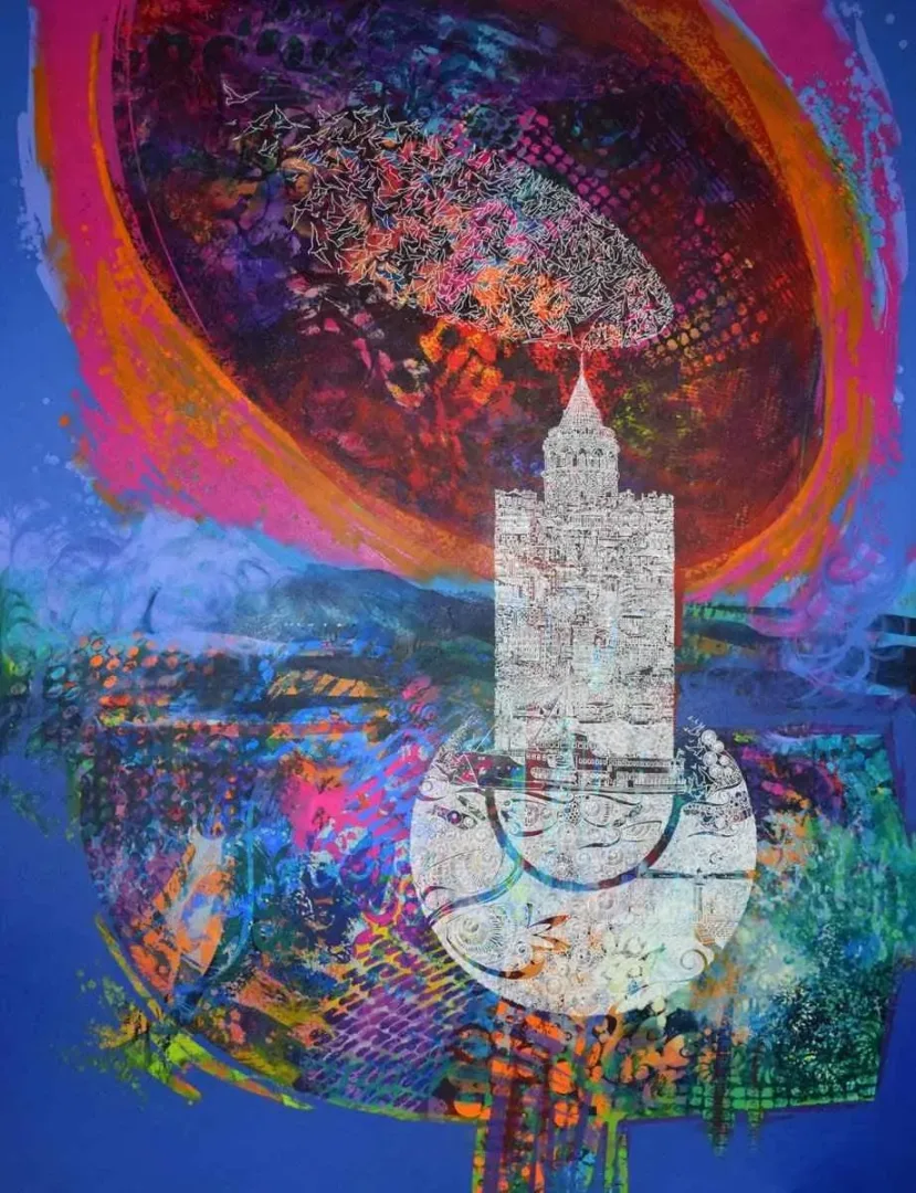 ENGİN KORKMAZ — “isimsiz”, 2014 "isimsiz" eseri ENGİN KORKMAZ tarafından 2014 yılında 200x150 cm ölçülerinde Tuval üzeri akrilik boya tekniği ile yapılmıştır.