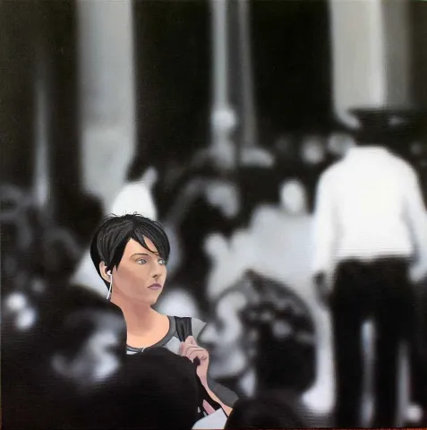 BERK ARIKAN — “isimsiz”, 2014 "isimsiz" eseri BERK ARIKAN tarafından 2014 yılında 40x40 cm ölçülerinde Tuval üzeri akrilik boya tekniği ile yapılmıştır.