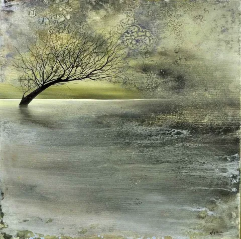 "isimsiz" eseri MEHMET YILDIRIM tarafından 2014 yılında 40x40 cm ölçülerinde Tuval üzeri yağlı boya tekniği ile yapılmıştır.