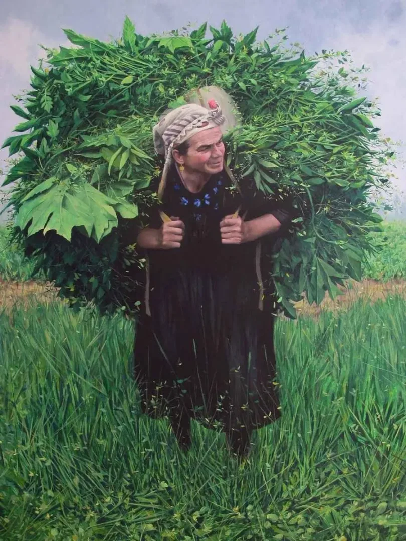 yakınlaştır "Toprak Ana" eseri FATİH KARAKAŞ tarafından 2014 yılında 200x150 cm ölçülerinde Tuval üzeri yağlı boya tekniği ile yapılmıştır.