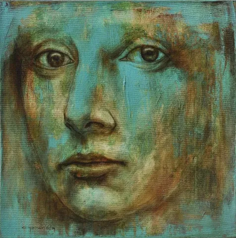 CEYHUN YAMAN — “isimsiz”, 2014 "isimsiz" eseri CEYHUN YAMAN tarafından 2014 yılında 40x40 cm ölçülerinde Tuval üzeri akrilik boya tekniği ile yapılmıştır.