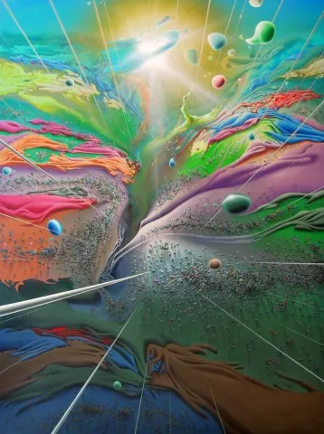RAŞİT ALTUN — “Araf Serisi”, 2014 "Araf Serisi" eseri RAŞİT ALTUN tarafından 2014 yılında 200x150 cm ölçülerinde Tuval üzeri akrilik boya tekniği ile yapılmıştır.