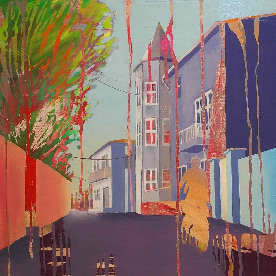 "isimsiz" eseri MEVLÜT AKAR tarafından 2014 yılında 40x40 cm ölçülerinde Tuval üzeri akrilik boya tekniği ile yapılmıştır.