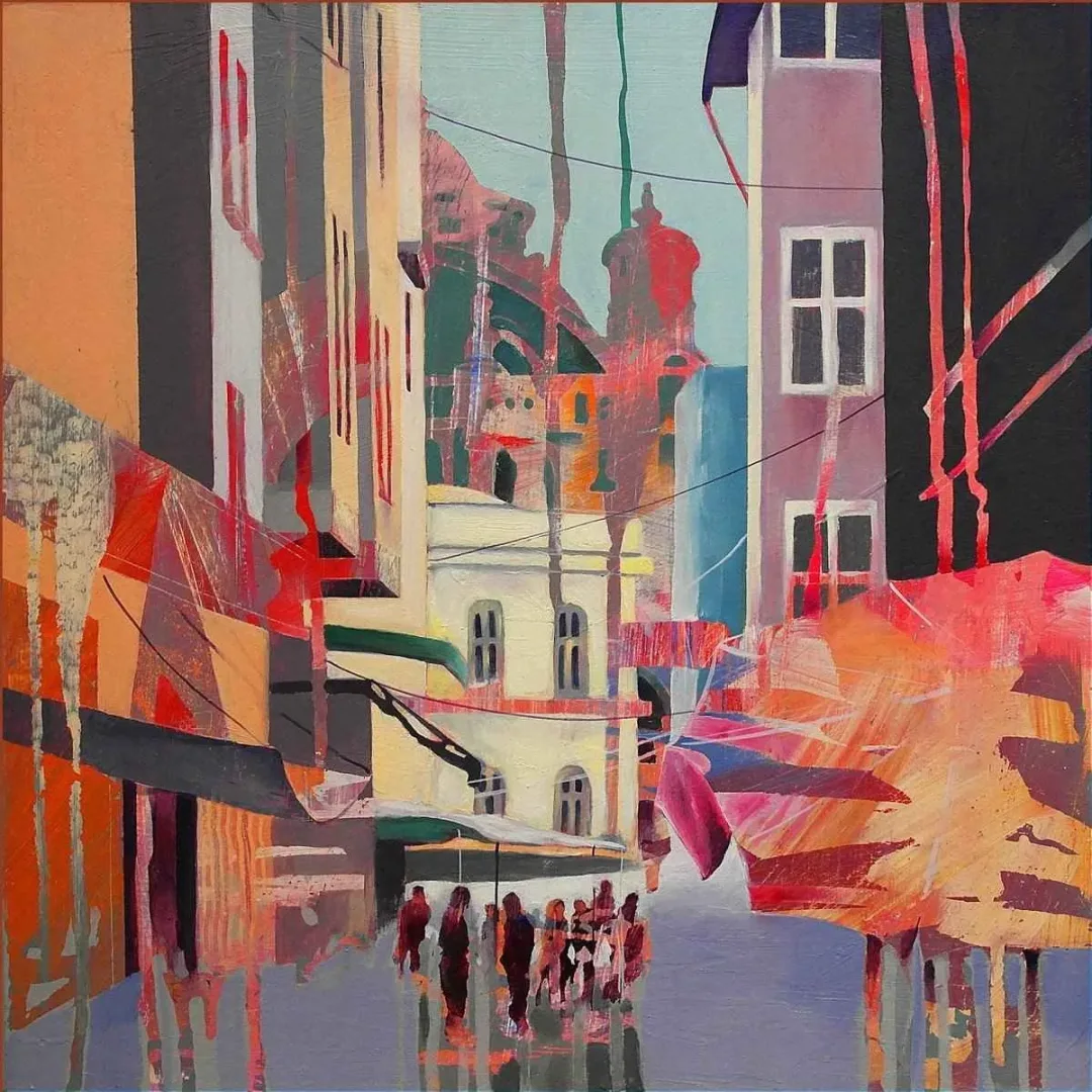 MEVLÜT AKAR — “isimsiz”, 2014 "isimsiz" eseri MEVLÜT AKAR tarafından 2014 yılında 40x40 cm ölçülerinde Tuval üzeri akrilik boya tekniği ile yapılmıştır.