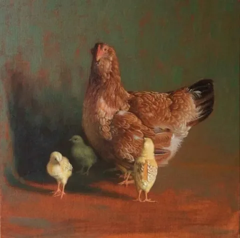 "Döngü" eseri ÖMER EKEN tarafından 2014 yılında 40x40 cm ölçülerinde Tuval üzeri yağlı boya tekniği ile yapılmıştır.