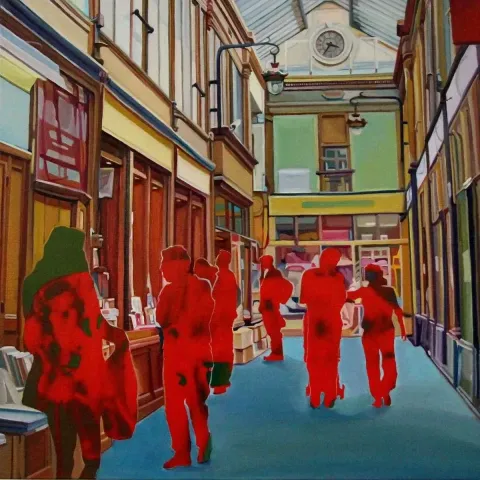 "isimsiz" eseri SELDA EREN tarafından 2014 yılında 40x40 cm ölçülerinde Tuval üzeri yağlı boya tekniği ile yapılmıştır.