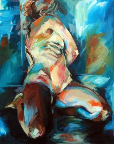 SENA DÖNMEZ — “isimsiz”, 2014 "isimsiz" eseri SENA DÖNMEZ tarafından 2014 yılında 92x73 cm ölçülerinde Tuval üzeri yağlı boya tekniği ile yapılmıştır.
