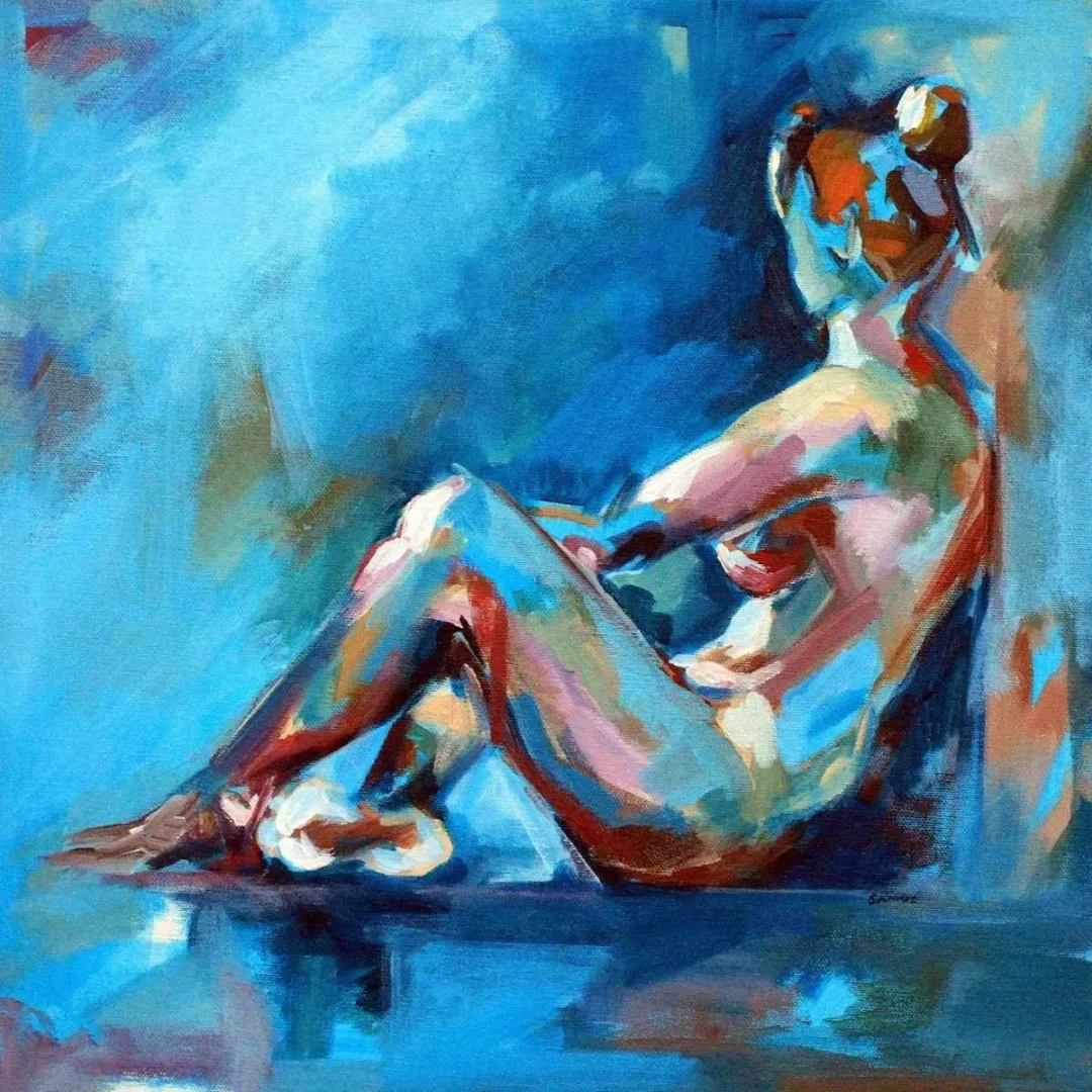 "isimsiz" eseri SENA DÖNMEZ tarafından 2014 yılında 40x40 cm ölçülerinde Tuval üzeri yağlı boya tekniği ile yapılmıştır.