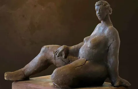AZİMET KARAMAN — “isimsiz”, 2014 "isimsiz" eseri AZİMET KARAMAN tarafından 2014 yılında Pişmiş Toprak tekniği ile yapılmıştır.