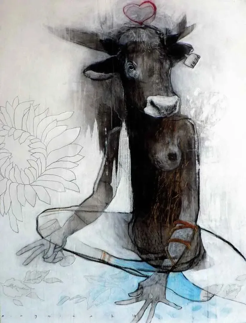 yakınlaştır "İsimsiz" eseri ERCAN AYÇİÇEK tarafından 2014 yılında 116x89 cm ölçülerinde Tuval üzeri akrilik boya tekniği ile yapılmıştır.