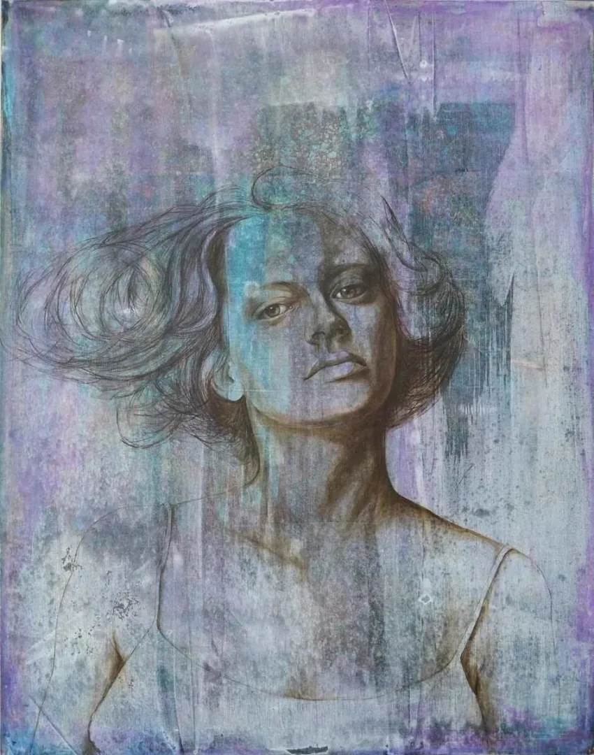 "Rüzgar" eseri CEYHUN YAMAN tarafından 2014 yılında 116x89 cm ölçülerinde Tuval üzeri akrilik boya tekniği ile yapılmıştır.