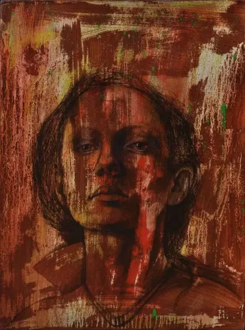 CEYHUN YAMAN — “Duvar”, 2014 "Duvar" eseri CEYHUN YAMAN tarafından 2014 yılında 80x60 cm ölçülerinde Tuval üzeri akrilik ve yağlı boya tekniği ile yapılmıştır.