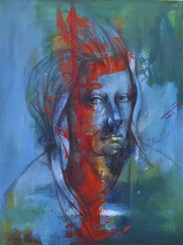 CEYHUN YAMAN — “İsimsiz”, 2014 "İsimsiz" eseri CEYHUN YAMAN tarafından 2014 yılında 80x60 cm ölçülerinde Tuval üzeri akrilik ve yağlı boya tekniği ile yapılmıştır.