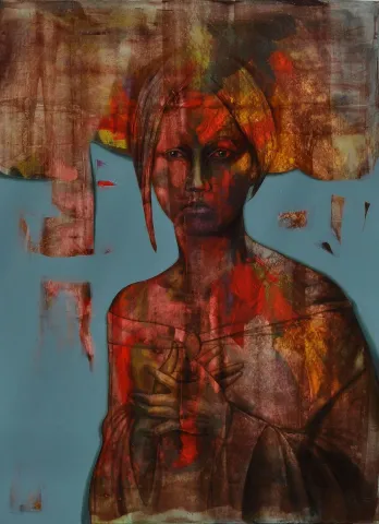 CEYHUN YAMAN — “Zamanla Alışır”, 2014 "Zamanla Alışır" eseri CEYHUN YAMAN tarafından 2014 yılında 150x107 cm ölçülerinde Tuval üzeri akrilik ve yağlı boya tekniği ile yapılmıştır.