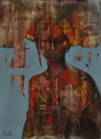CEYHUN YAMAN — “Zamanla Alışır”, 2014 "Zamanla Alışır" eseri CEYHUN YAMAN tarafından 2014 yılında 150x107 cm ölçülerinde Tuval üzeri akrilik ve yağlı boya tekniği ile yapılmıştır.