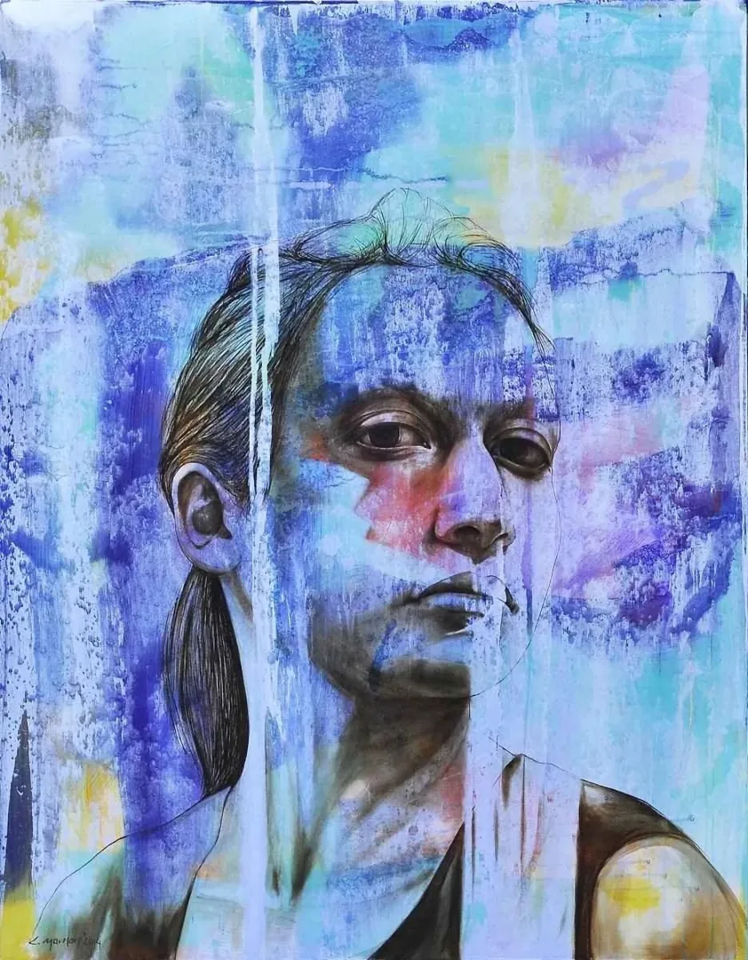 yakınlaştır "Beklenti-II" eseri CEYHUN YAMAN tarafından 2014 yılında 116x89 cm ölçülerinde Tuval üzeri akrilik ve yağlı boya tekniği ile yapılmıştır.