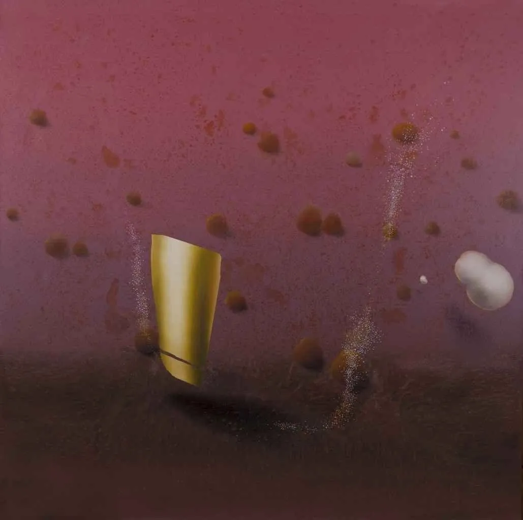 yakınlaştır "20. Sonsuz zihniyet" eseri EKREM KAHRAMAN tarafından 2012 yılında 205x205 cm ölçülerinde Tuval üzeri yağlı boya tekniği ile yapılmıştır.
