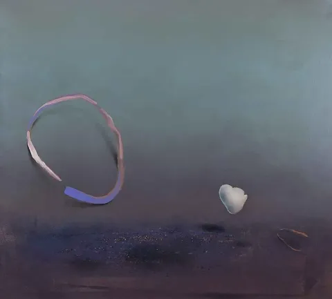 "35. İade edilebilir an" eseri EKREM KAHRAMAN tarafından 2012 yılında 185x205 cm ölçülerinde Tuval üzeri yağlı boya tekniği ile yapılmıştır.