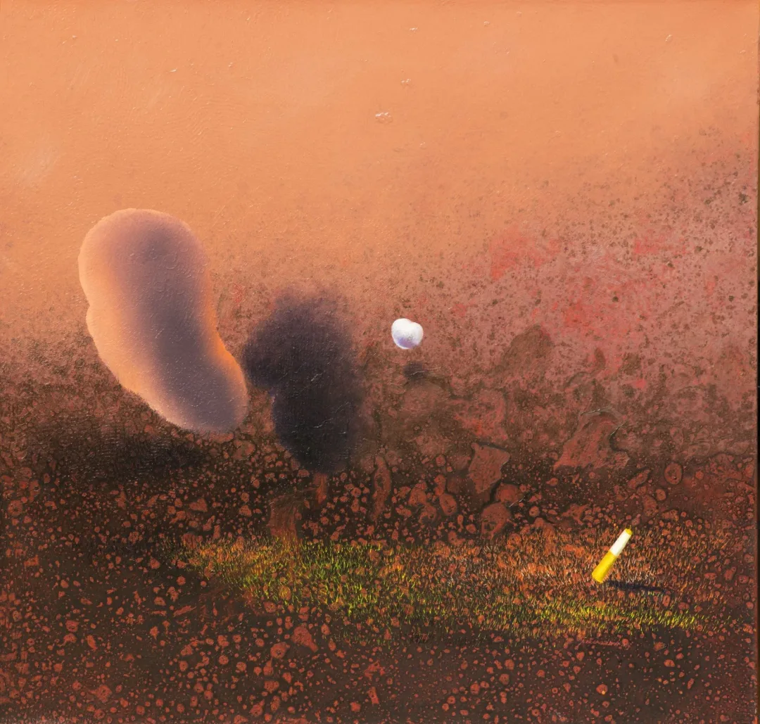 yakınlaştır "117. Düşünme Noktası" eseri EKREM KAHRAMAN tarafından 2013 yılında 60x60 cm ölçülerinde Tuval üzeri yağlı boya tekniği ile yapılmıştır.