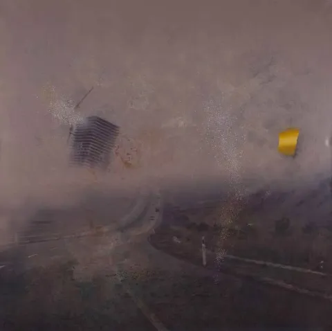 EKREM KAHRAMAN — “23. İyileştiren Uzaklık”, 2012 "23. İyileştiren Uzaklık" eseri EKREM KAHRAMAN tarafından 2012 yılında 205x205 cm ölçülerinde Tuval üzeri karışık teknik tekniği ile yapılmıştır.