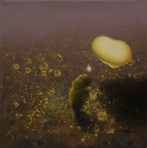 EKREM KAHRAMAN — “isimsiz”, 2014 "isimsiz" eseri EKREM KAHRAMAN tarafından 2014 yılında 30x30 cm ölçülerinde Tuval üzeri yağlı boya tekniği ile yapılmıştır.