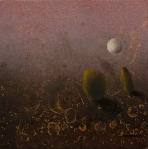 EKREM KAHRAMAN — “isimsiz”, 2014 "isimsiz" eseri EKREM KAHRAMAN tarafından 2014 yılında 30x30 cm ölçülerinde Tuval üzeri yağlı boya tekniği ile yapılmıştır.