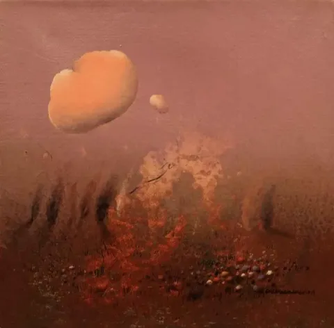 EKREM KAHRAMAN — “isimsiz”, 2014 "isimsiz" eseri EKREM KAHRAMAN tarafından 2014 yılında 23x23 cm ölçülerinde Tuval üzeri yağlı boya tekniği ile yapılmıştır.