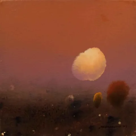EKREM KAHRAMAN — “isimsiz”, 2014 "isimsiz" eseri EKREM KAHRAMAN tarafından 2014 yılında 20x20 cm ölçülerinde Tuval üzeri yağlı boya tekniği ile yapılmıştır.