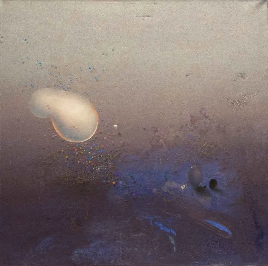 yakınlaştır "İkircikli Durum" eseri EKREM KAHRAMAN tarafından 2013 yılında 87x87 cm ölçülerinde Tuval üzeri yağlı boya tekniği ile yapılmıştır.