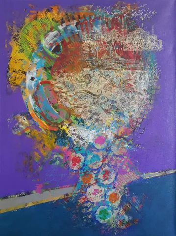ENGİN KORKMAZ — “isimsiz”, 2014 "isimsiz" eseri ENGİN KORKMAZ tarafından 2014 yılında 120x90 cm ölçülerinde Tuval üzeri akrilik boya tekniği ile yapılmıştır.