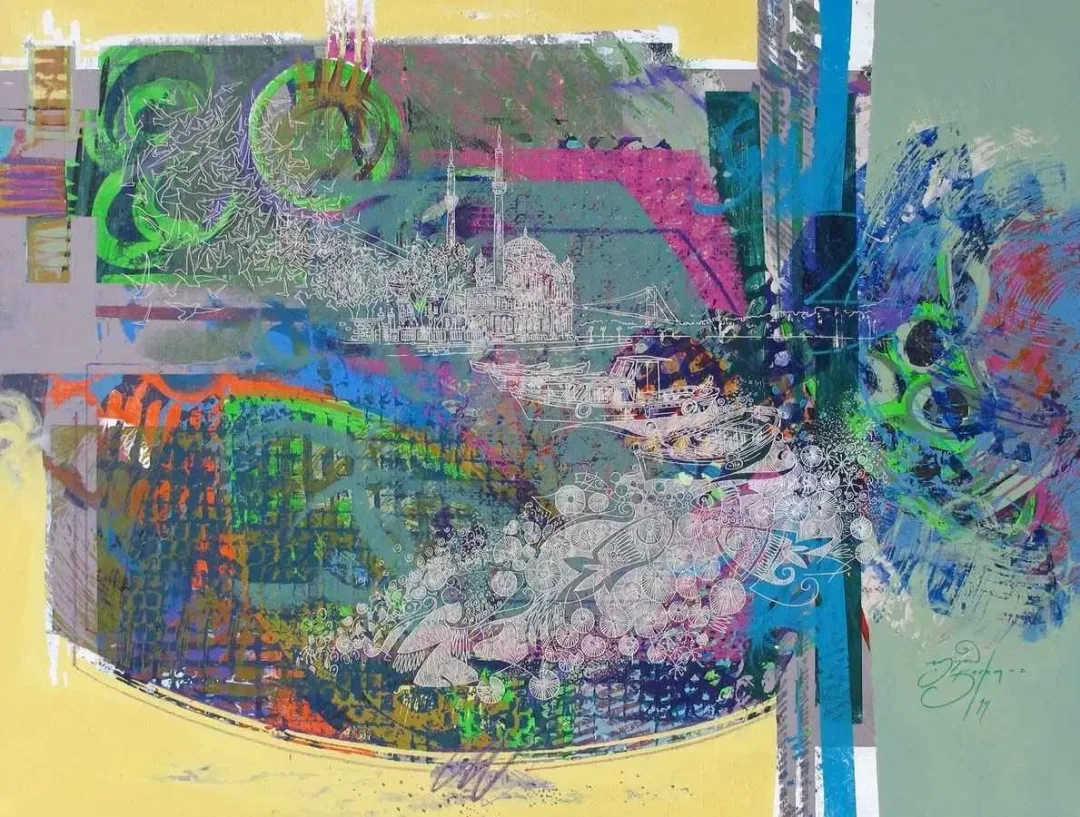 ENGİN KORKMAZ — “isimsiz”, 2014 "isimsiz" eseri ENGİN KORKMAZ tarafından 2014 yılında 90x120 cm ölçülerinde Tuval üzeri akrilik boya tekniği ile yapılmıştır.