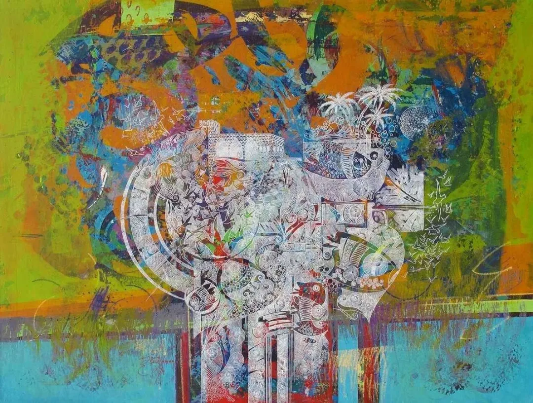 ENGİN KORKMAZ — “isimsiz”, 2014 "isimsiz" eseri ENGİN KORKMAZ tarafından 2014 yılında 90x120 cm ölçülerinde Tuval üzeri akrilik boya tekniği ile yapılmıştır.