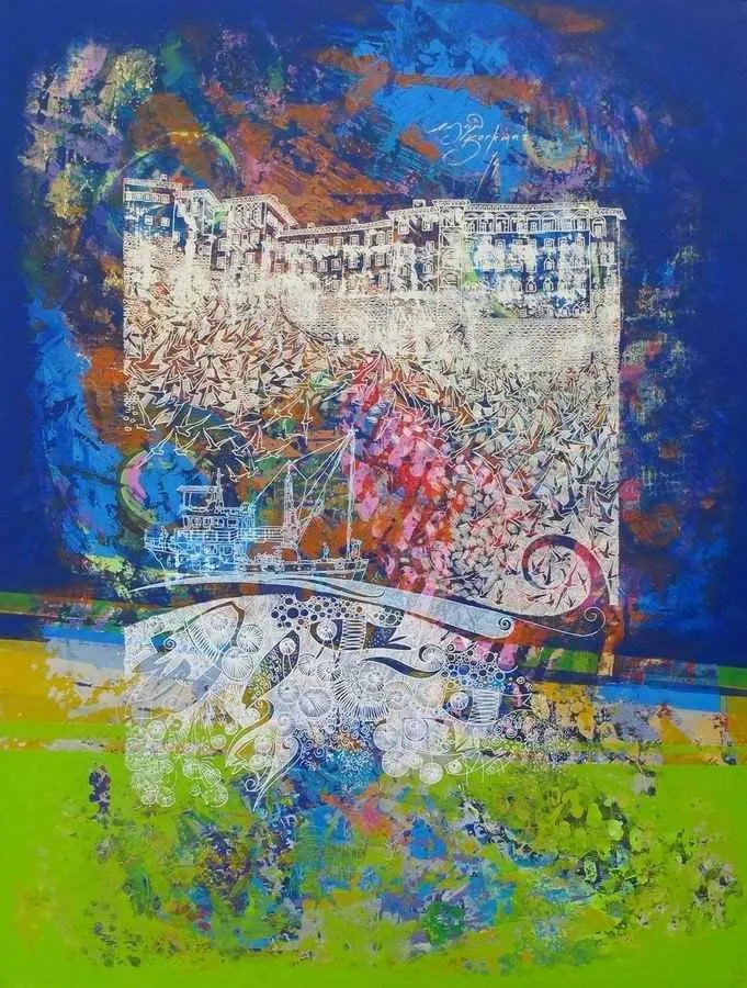 ENGİN KORKMAZ — “isimsiz”, 2014 "isimsiz" eseri ENGİN KORKMAZ tarafından 2014 yılında 120x90 cm ölçülerinde Tuval üzeri akrilik boya tekniği ile yapılmıştır.