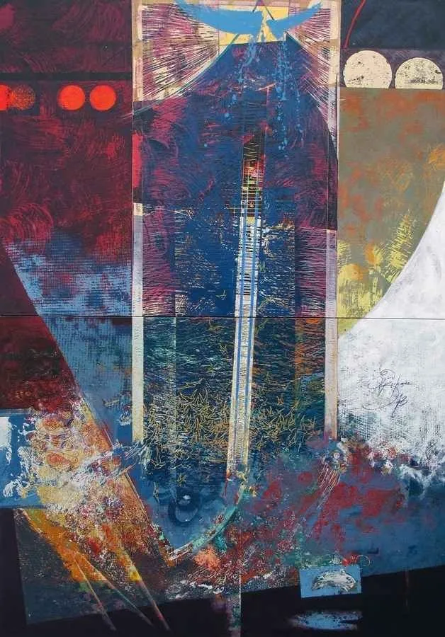 ENGİN KORKMAZ — “isimsiz”, 2013 "isimsiz" eseri ENGİN KORKMAZ tarafından 2013 yılında 156x78 cm ölçülerinde Tuval üzeri akrilik boya tekniği ile yapılmıştır.