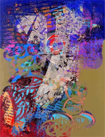ENGİN KORKMAZ — “isimsiz”, 2013 "isimsiz" eseri ENGİN KORKMAZ tarafından 2013 yılında 93x72 cm ölçülerinde Tuval üzeri akrilik boya tekniği ile yapılmıştır.