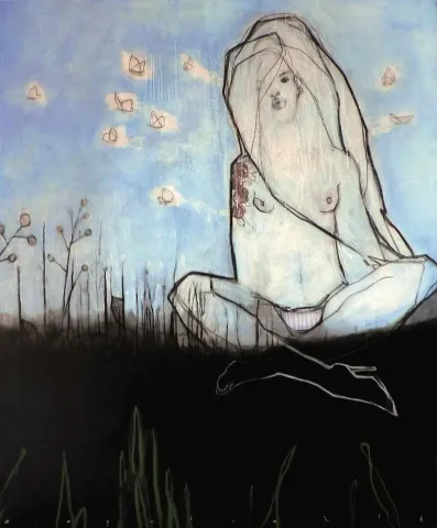 "140x116" eseri ERCAN AYÇİÇEK tarafından 2014 yılında 80x94 cm ölçülerinde Tuval üzeri akrilik boya tekniği ile yapılmıştır.