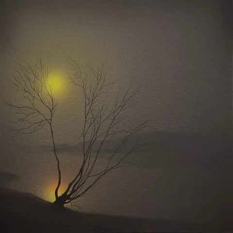 "isimsiz" eseri METİN KALKIZOĞLU tarafından 2014 yılında 30x30 cm ölçülerinde Tuval üzeri akrilik boya tekniği ile yapılmıştır.