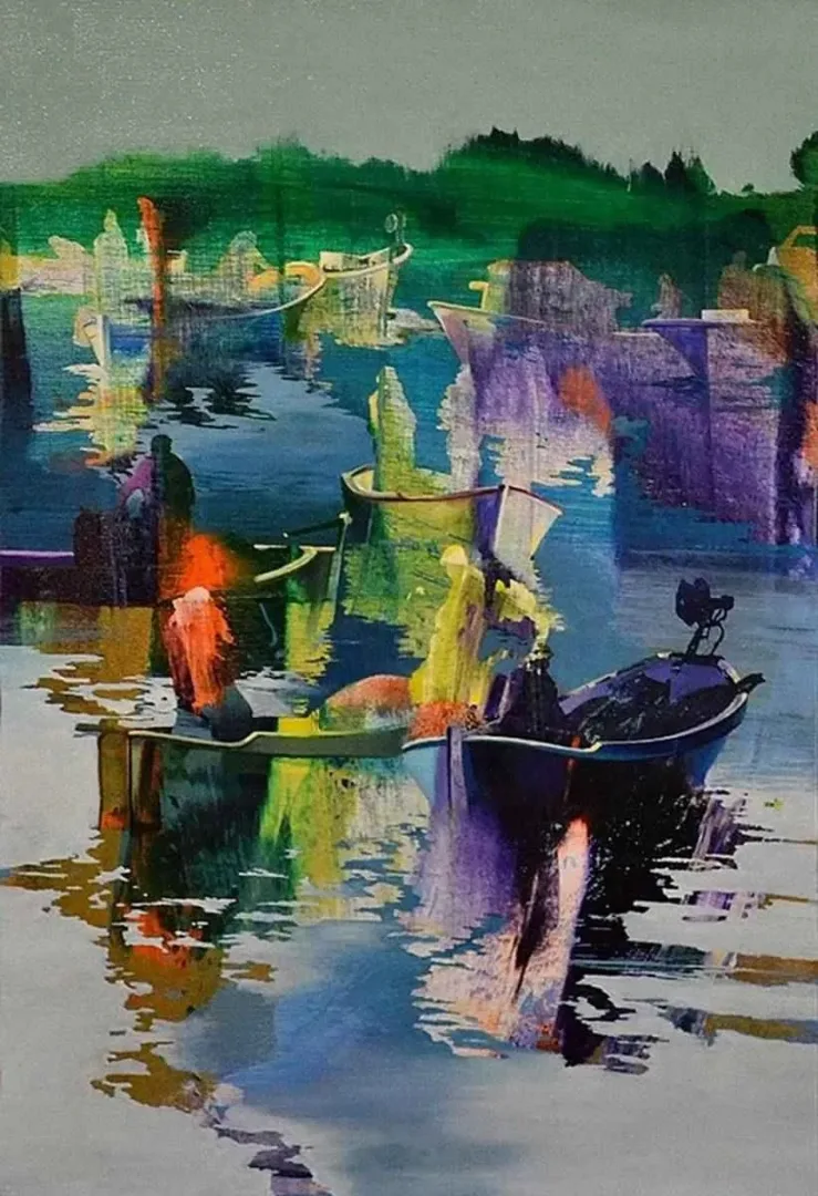ÜMİT TÜRK — “isimsiz”, 2013 "isimsiz" eseri ÜMİT TÜRK tarafından 2013 yılında 60x40 cm ölçülerinde Tuval üzeri yağlı boya tekniği ile yapılmıştır.